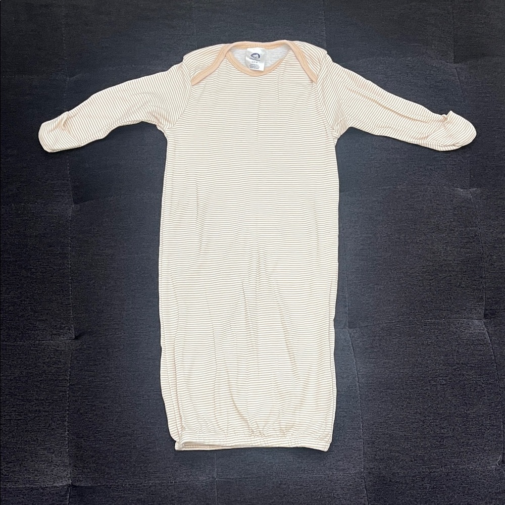 Cream Striped Swaddle